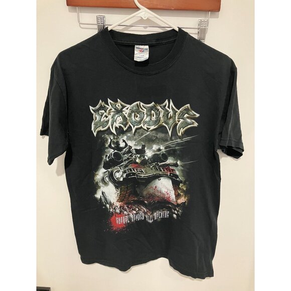 Exodus 2005 Shovel Headed Kill Machine Band T-Shirt, Black, Medium - Picture 1 of 3